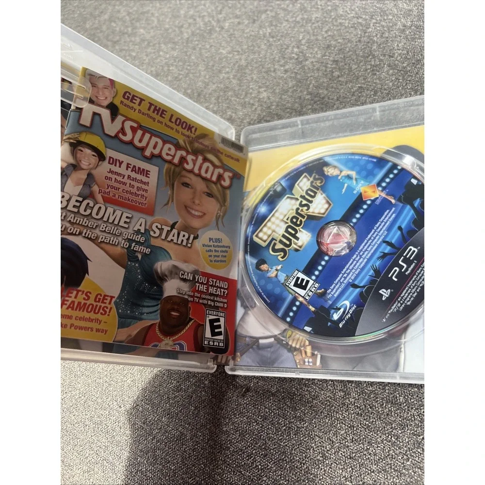 Sony TV Superstars Video Game PS3 Blue Case PlayStation Move Required CIB
